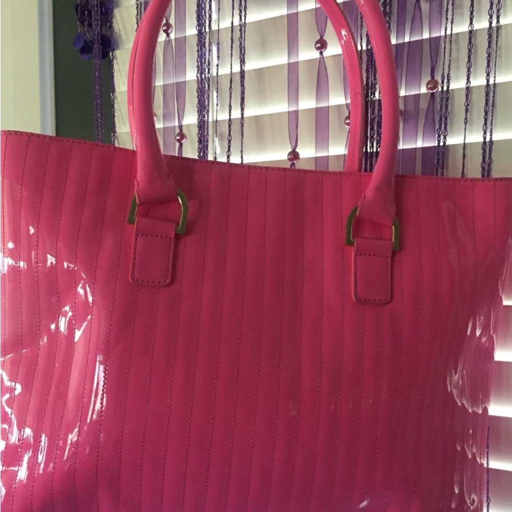 Ted Baker London Pink Glossy Tote Bag